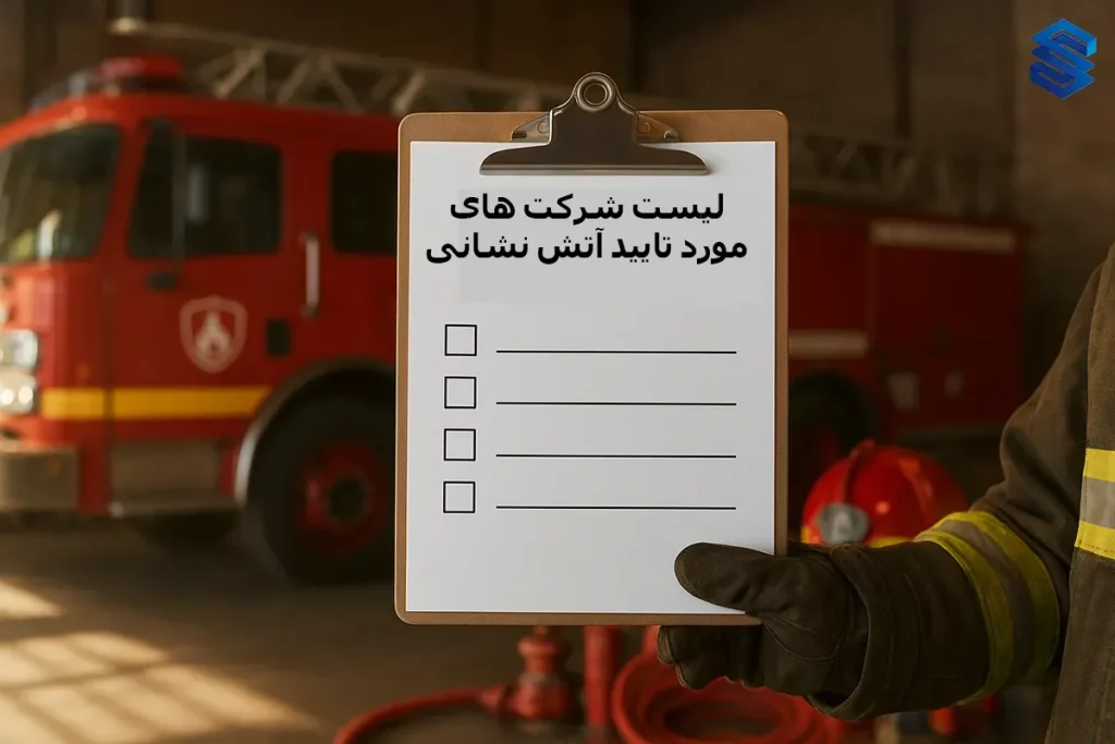 لیست شرکت های مورد تایید آتش نشانی